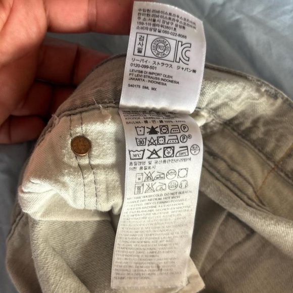 Levi's light grey Denim Pants - Picture 3 of 11